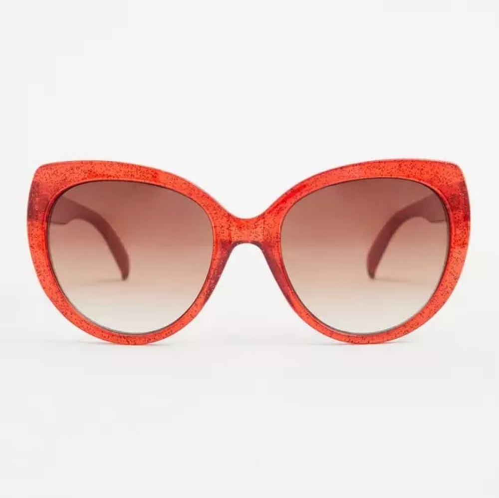 Torrid Women's Red Glitter Cat Eye Sunglasses – New with Tag